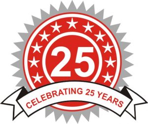 Logo celbrating 25 years